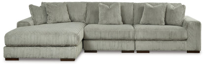 Lindyn  3-Piece Sectional and Oversized Swivel Accent Chair - 21105U6