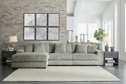 Lindyn  3-Piece Sectional and Oversized Swivel Accent Chair - 21105U6