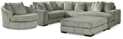 Lindyn 4-Piece Sectional, Chair and Ottoman - 21105U11