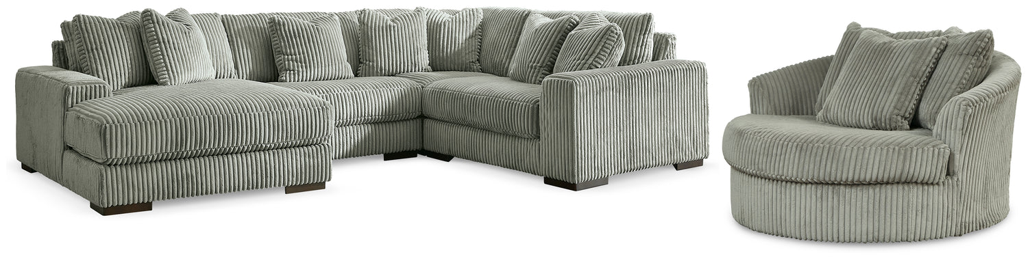Lindyn  4-Piece Sectionals with Chair - 21105U4