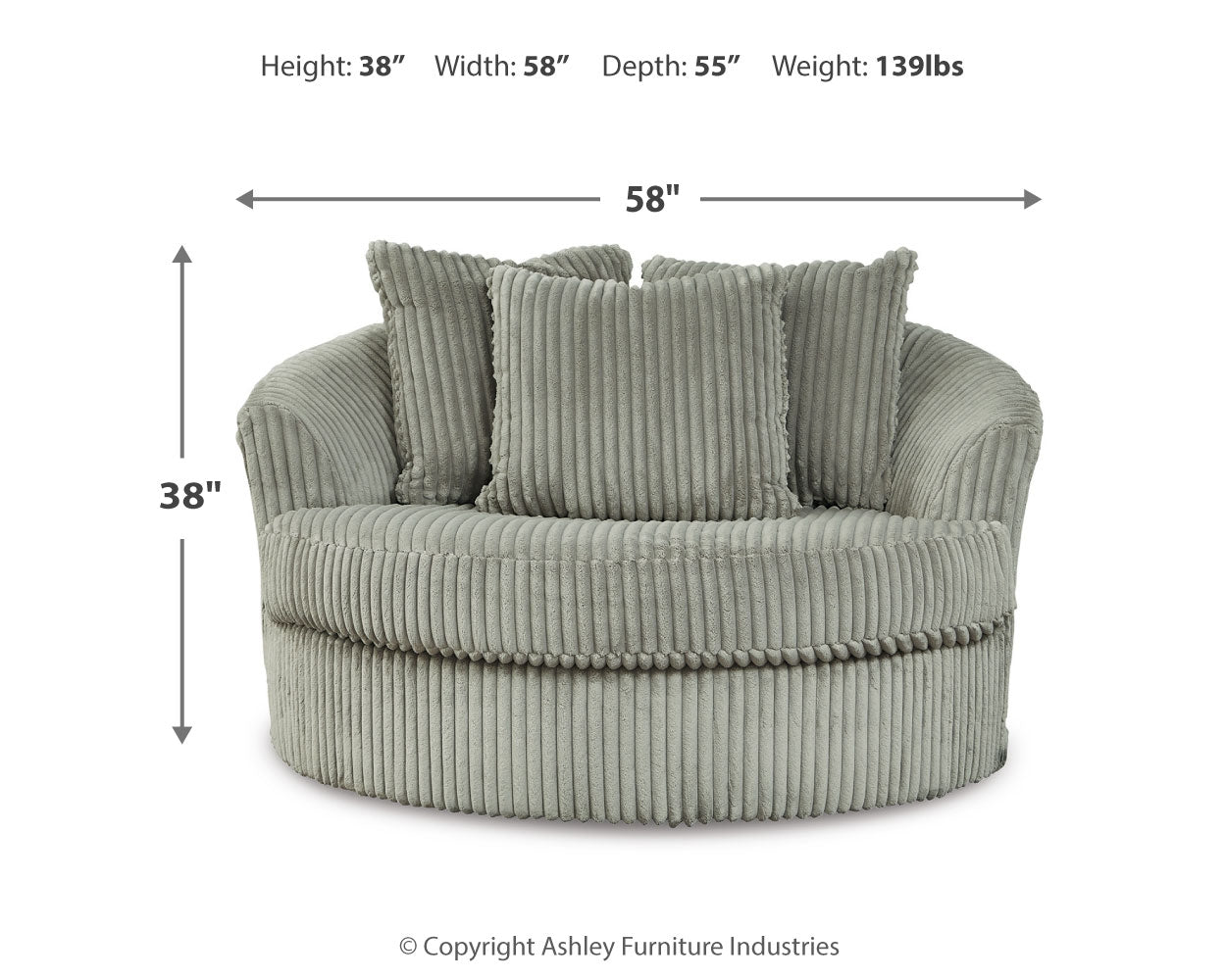 Lindyn  4-Piece Sectionals with Chair - 21105U4