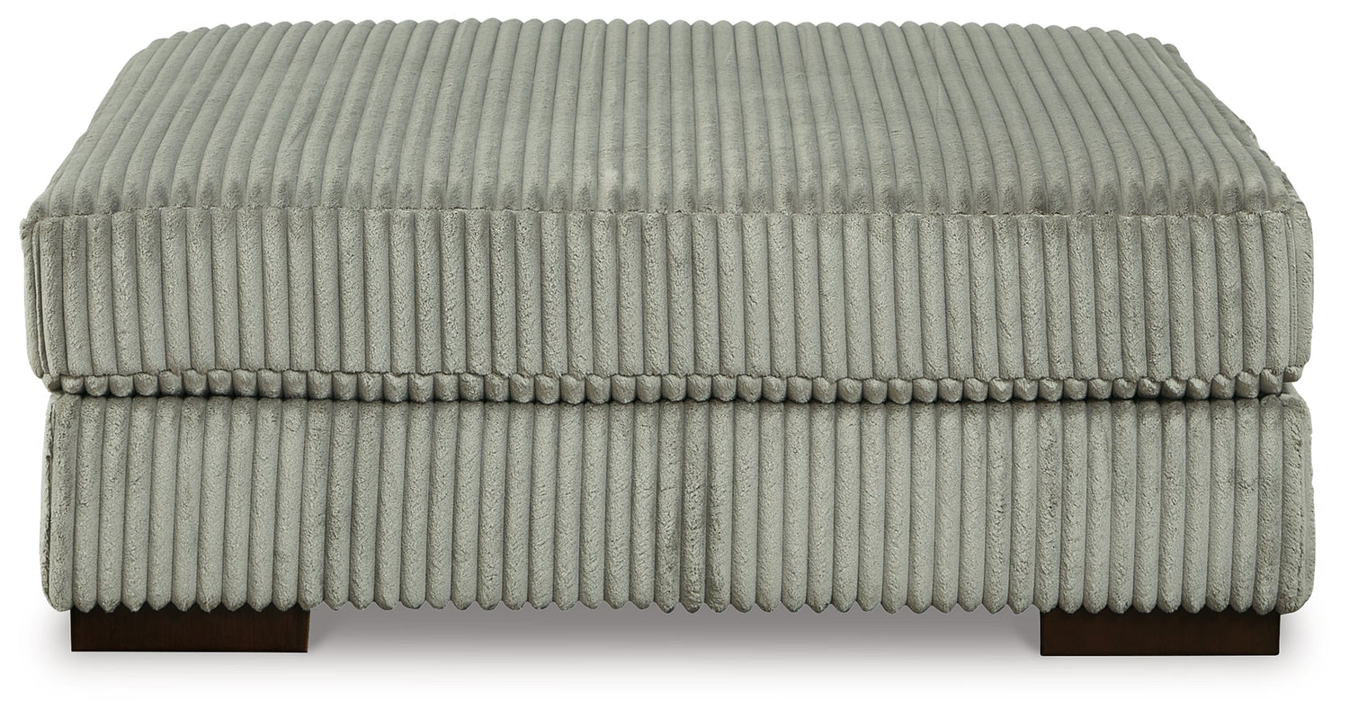 Lindyn 5-Piece Sectional with Ottoman in Fog from Ashley - Luna Furniture