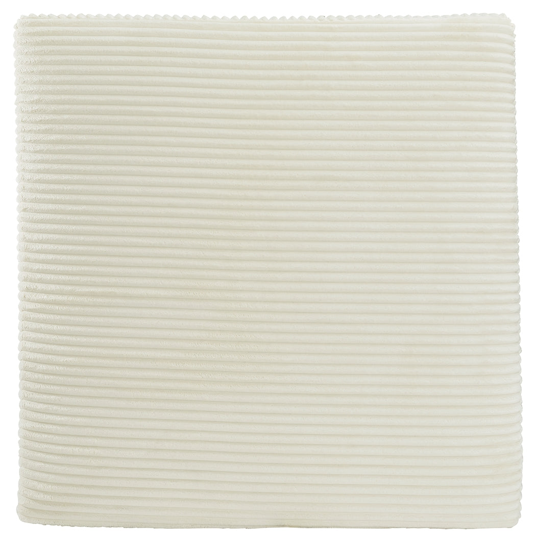 Lindyn 5-Piece Sectional with Ottoman in Ivory - PKG014506
