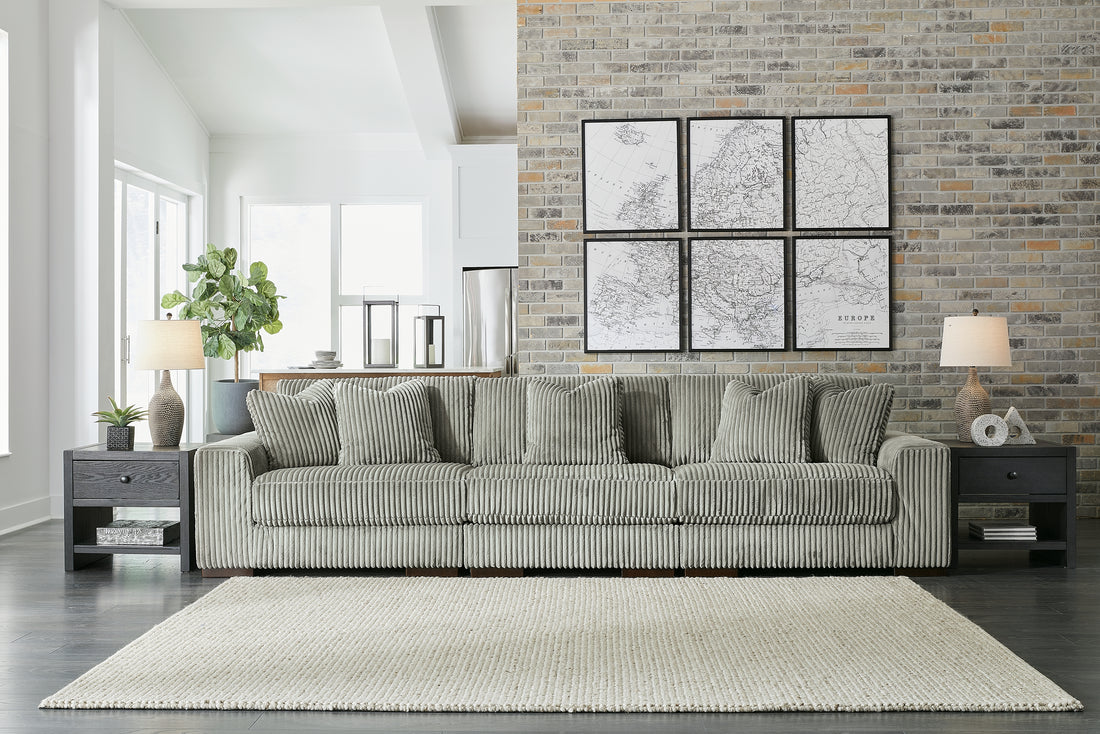Lindyn Fog 3-Piece Sectional Sofa - 21105S14