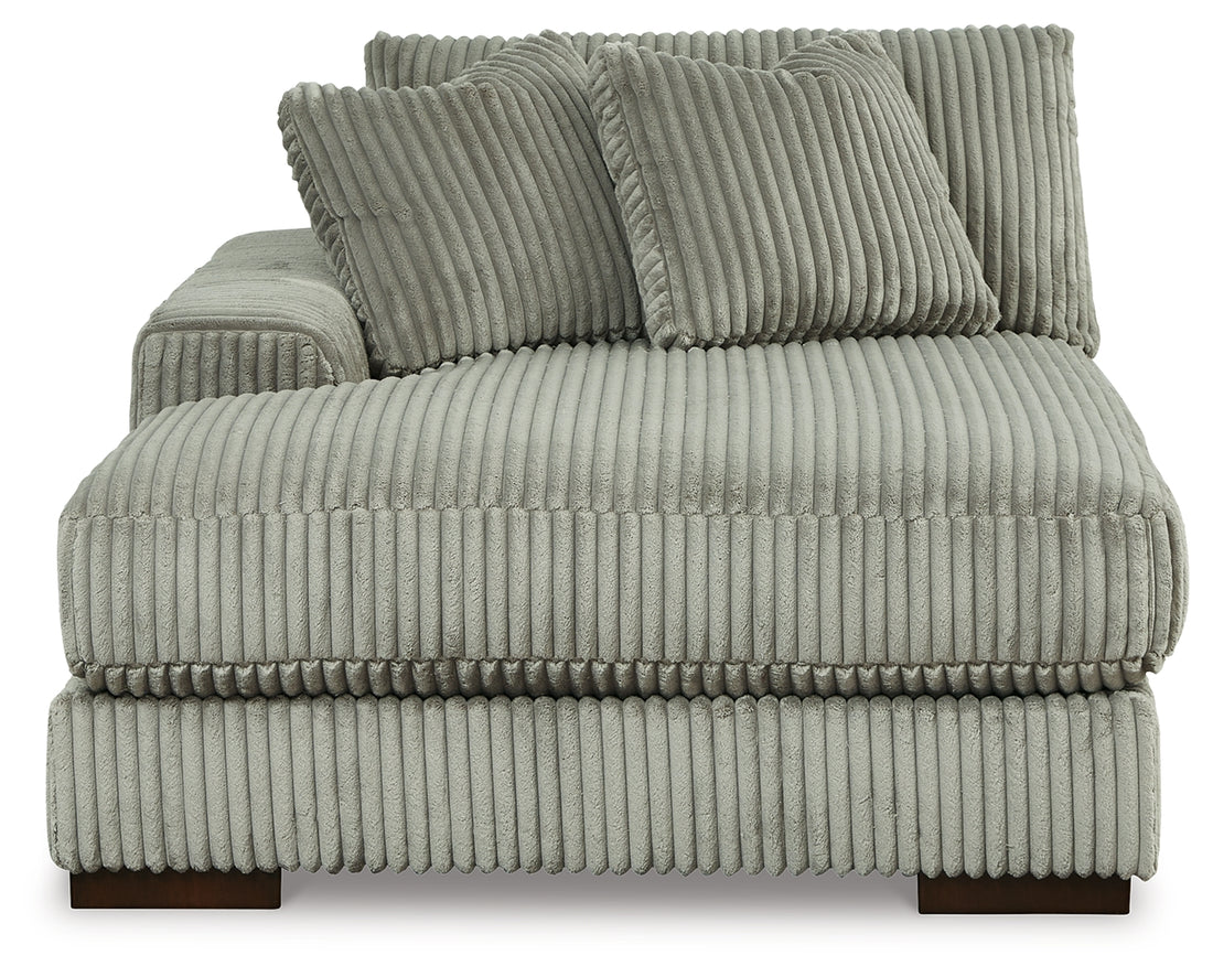 Lindyn Fog 3-Piece Sectional with Double Chaise - 21105S18