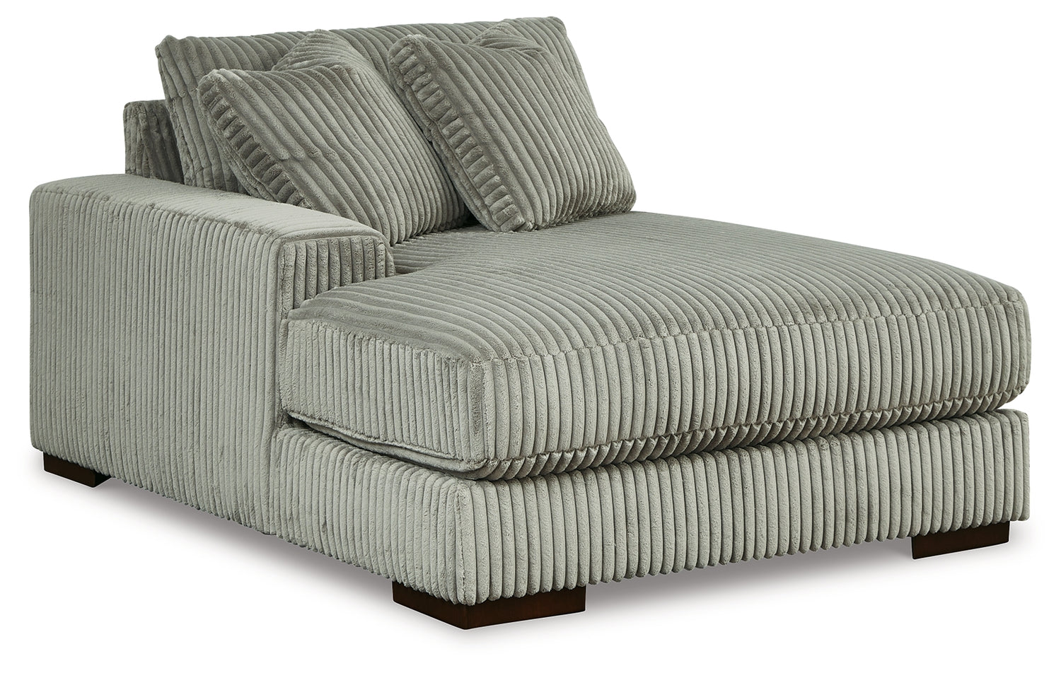 Lindyn Fog 3-Piece Sectional with Double Chaise - 21105S18