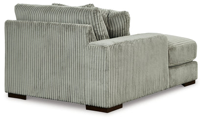 Lindyn Fog 3-Piece Sectional with Double Chaise - 21105S18
