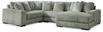 Lindyn Fog 4-Piece Sectional with Chaise - 21105S15