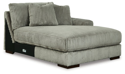 Lindyn Fog 5-Piece Sectional and Ottoman - 21105U8