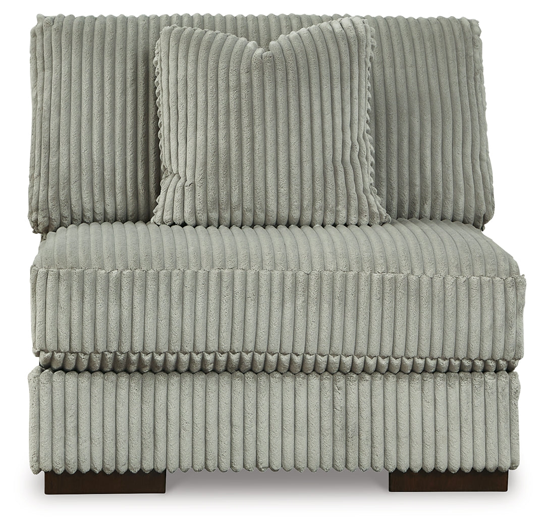 Lindyn Fog 5-Piece Sectional and Ottoman - 21105U8