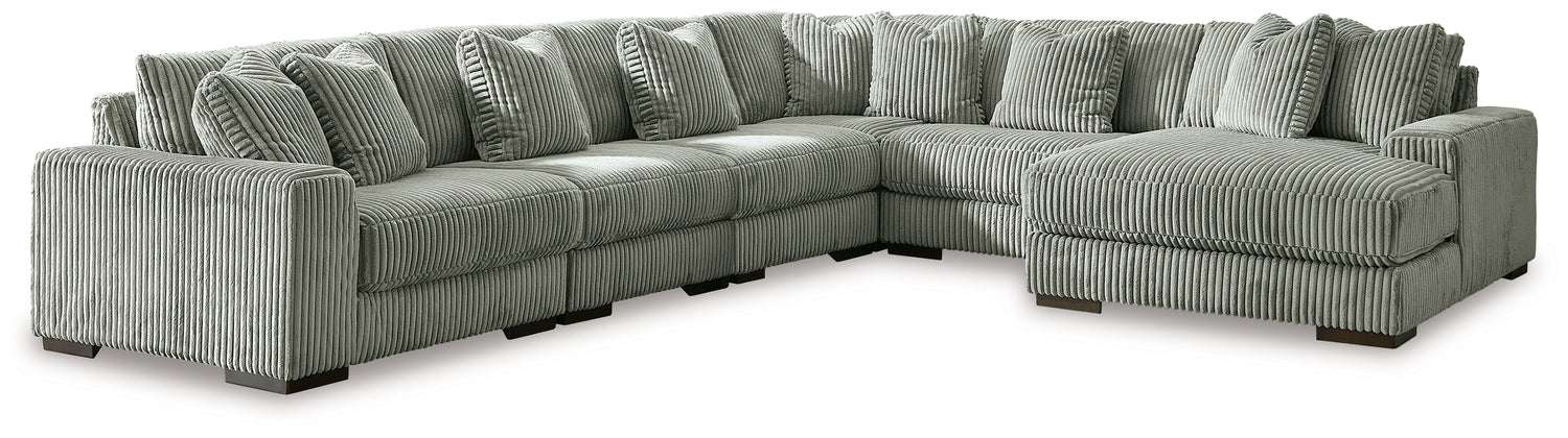 Lindyn Fog 6-Piece Sectional with Chaise - 21105S19