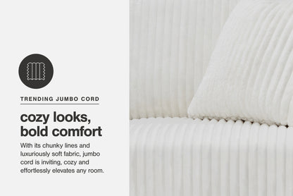 Lindyn Ivory Super Chaise - 21104S16