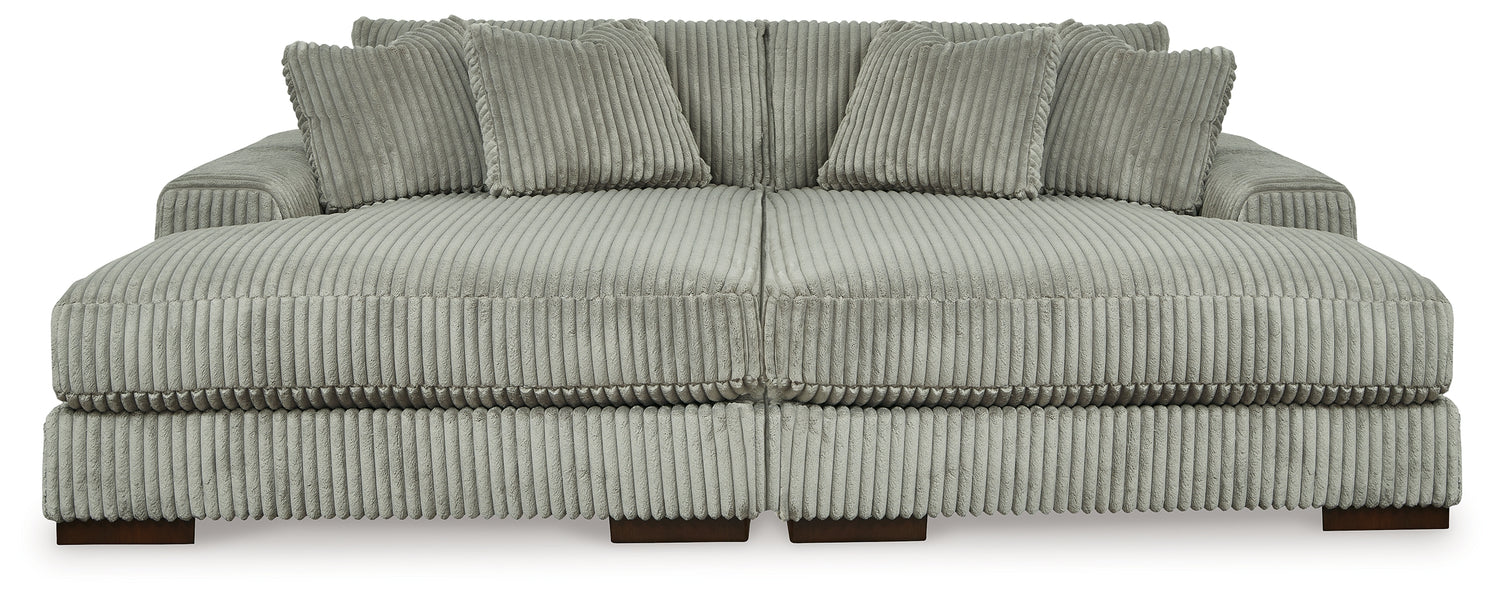 Lindyn  Super Chaise with Oversized Swivel Chair - 21105U5