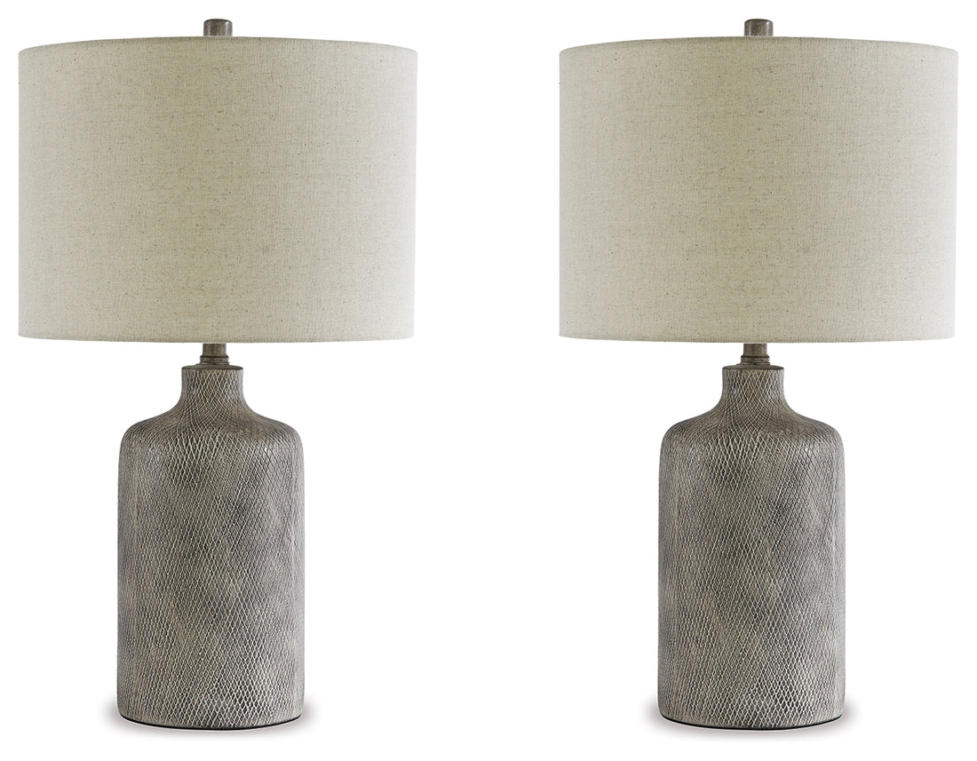 Linus Antique Black Table Lamp (Set of 2) - L117964X2