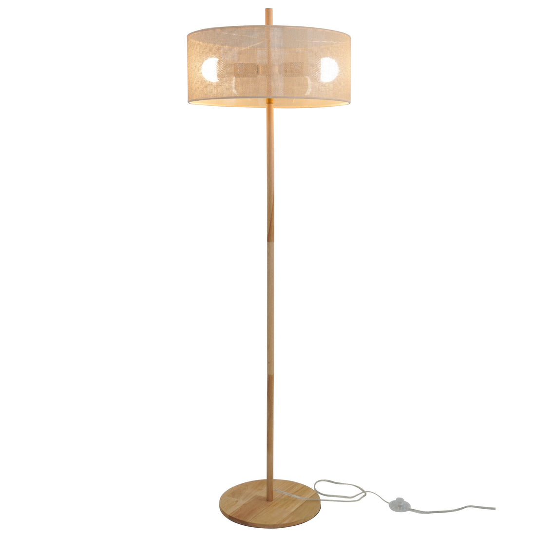 Lirian Floor Lamp - Oak and Natural - FLL04103701
