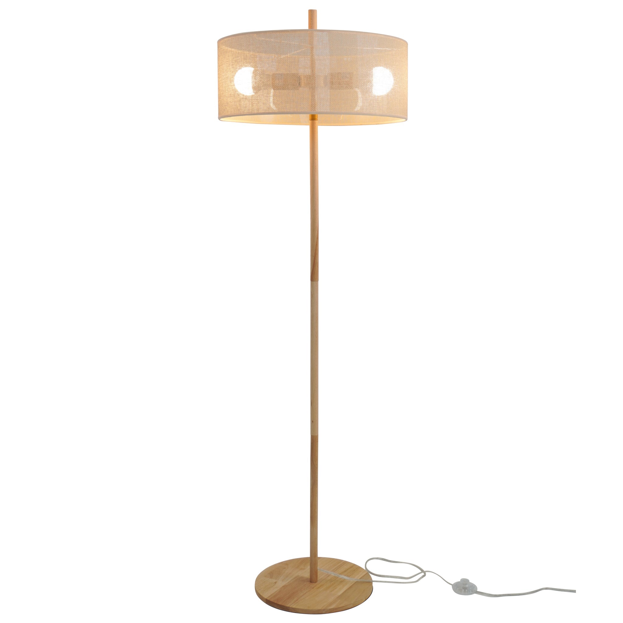 Lirian Floor Lamp - Oak and Natural - FLL04103701
