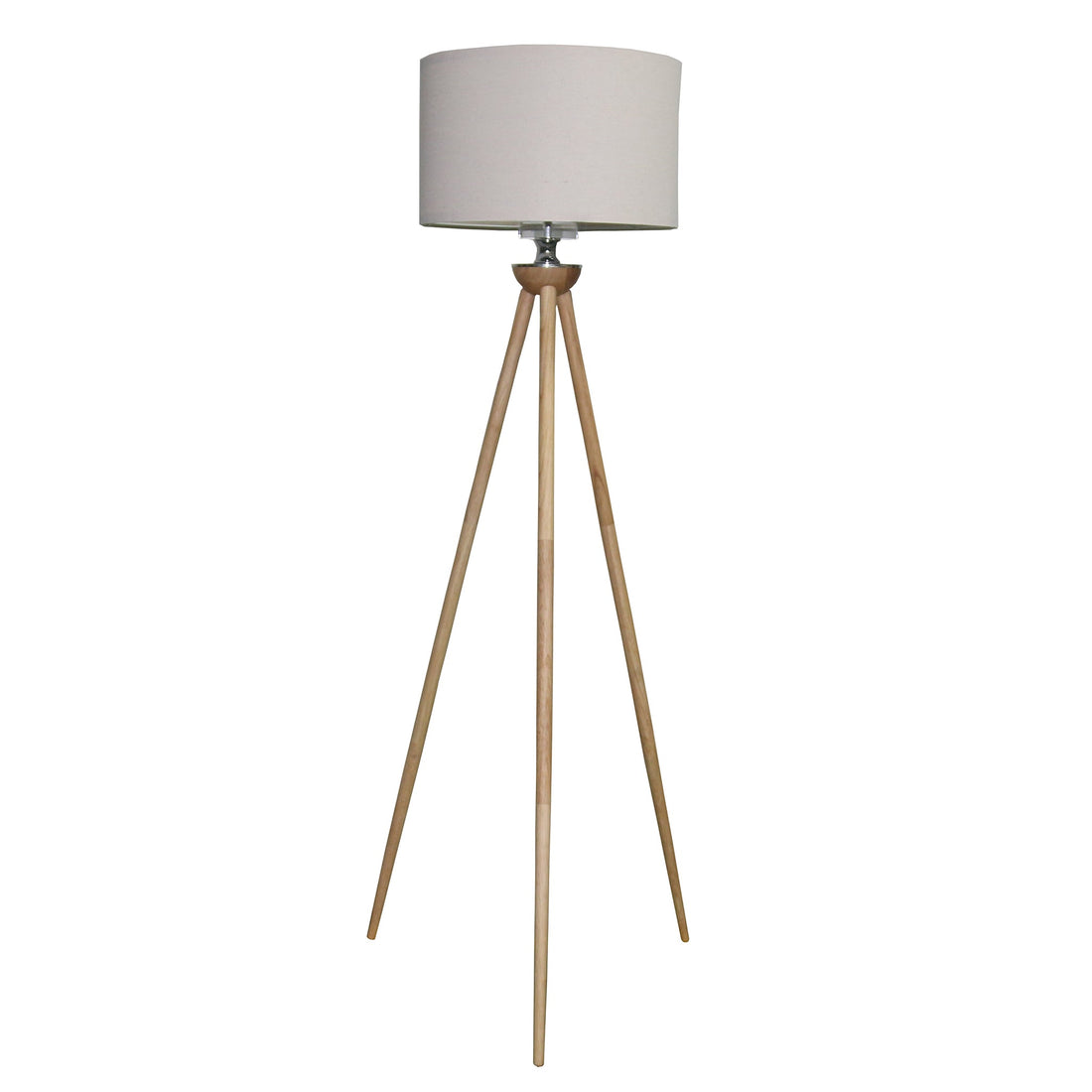 Lirios Three Legged Wooden Strip Floor Lamp - Natural - FLL04202701