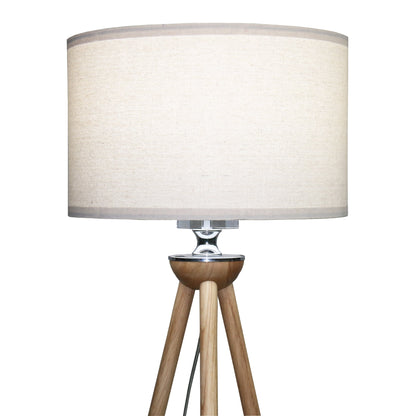 Lirios Three Legged Wooden Strip Floor Lamp - Natural - FLL04202701