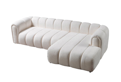 Lis Ivory Boucle RAF Sectional - LISIV-RSEC