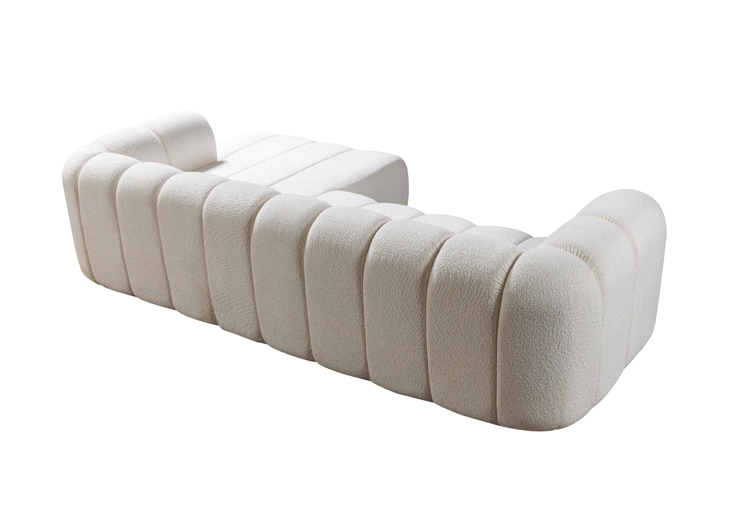 Lis Ivory Boucle RAF Sectional - LISIV-RSEC