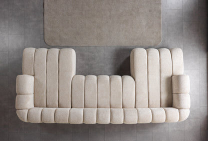 Lis Sand Boucle Double Chaise 147" Sectional - LISSAND-USEC