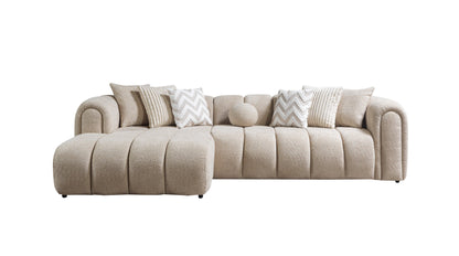Lis Sand Boucle LAF 115" Sectional [ETA: 3/15] - LISSAND-LSEC