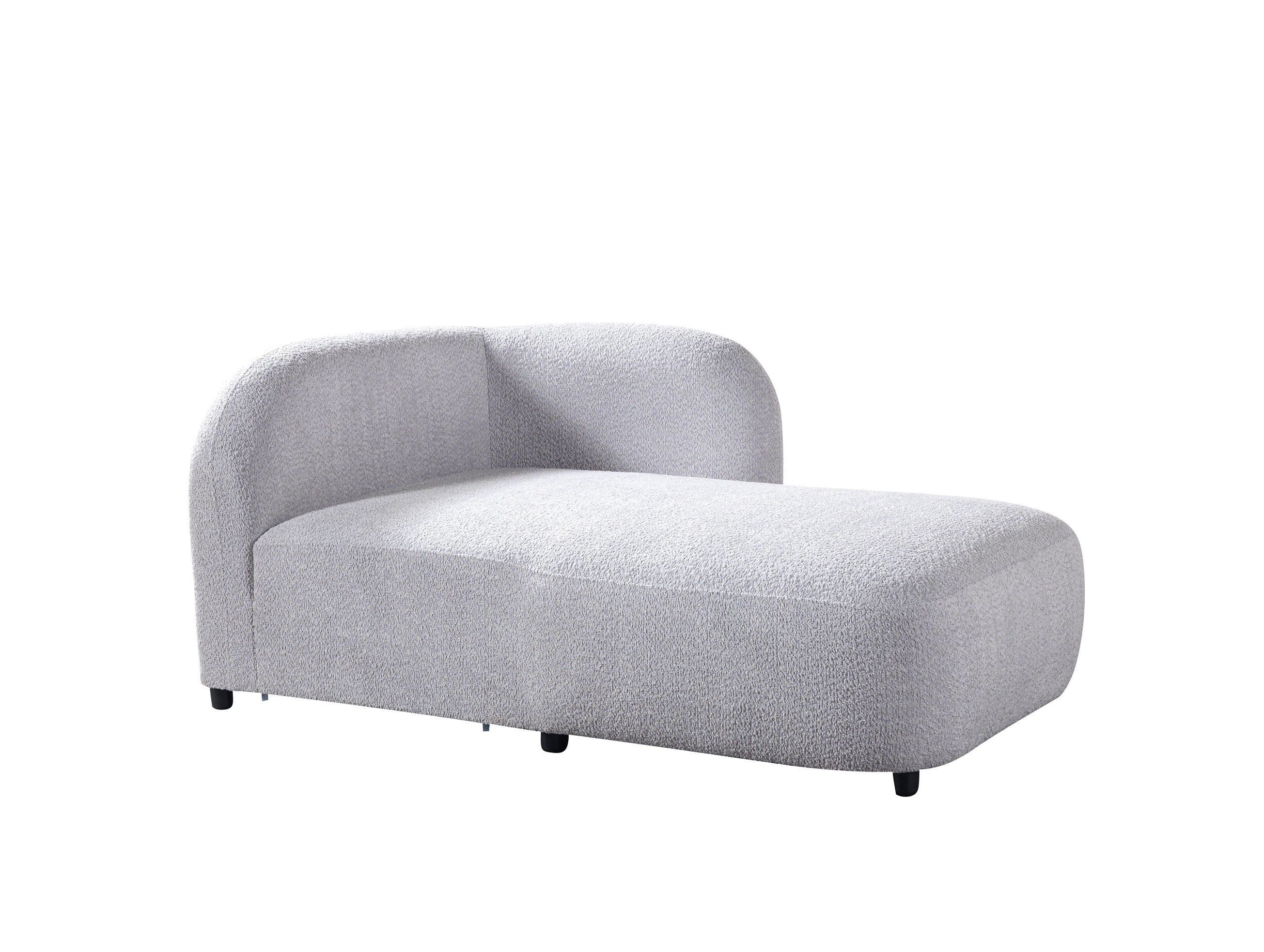 Liva Gray Boucle RAF 110" Sectional [ETA: 3/15] - LIVAGRAY-RSEC