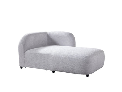 Liva Gray Boucle RAF 110" Sectional [ETA: 3/15] - LIVAGRAY-RSEC