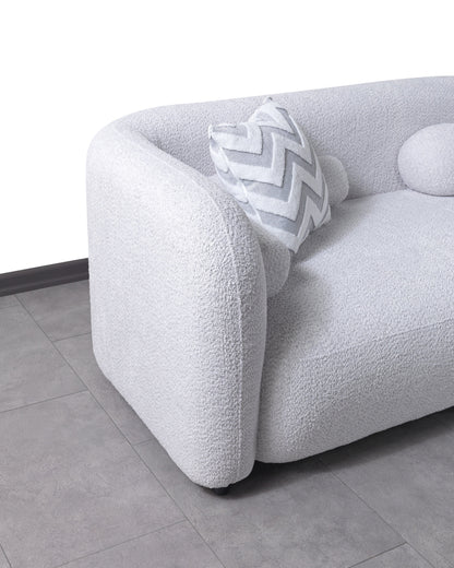 Liva Gray Boucle RAF 110" Sectional [ETA: 3/15] - LIVAGRAY-RSEC