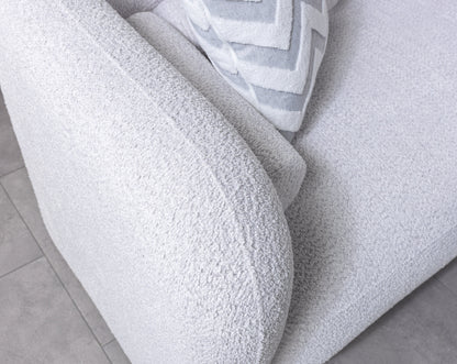 Liva Gray Boucle RAF 110" Sectional [ETA: 3/15] - LIVAGRAY-RSEC