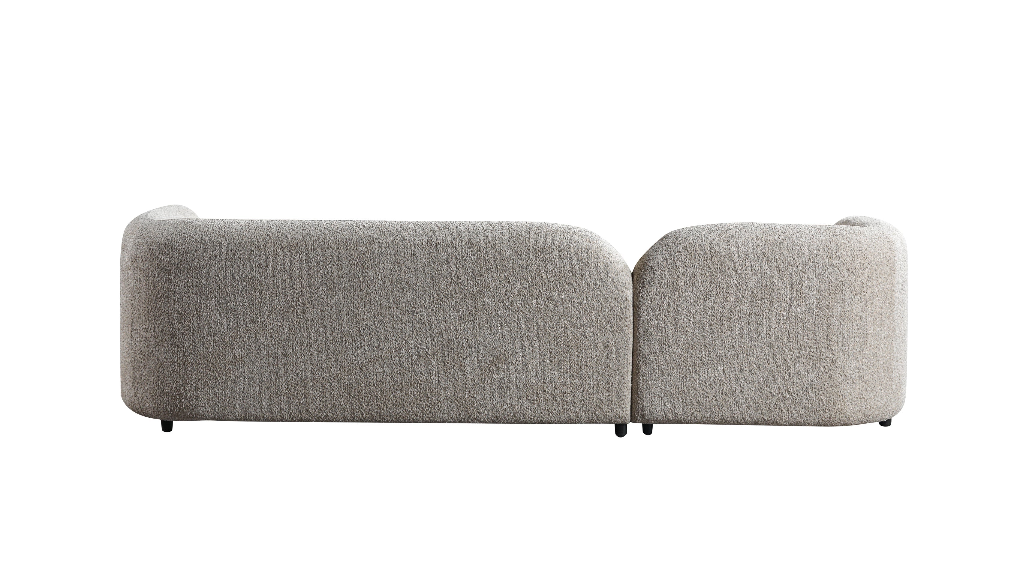 Liva Sand Boucle LAF 110" Sectional [ETA: 3/15] - LIVASAND-LSEC
