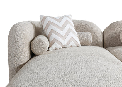 Liva Sand Boucle LAF 110" Sectional [ETA: 3/15] - LIVASAND-LSEC