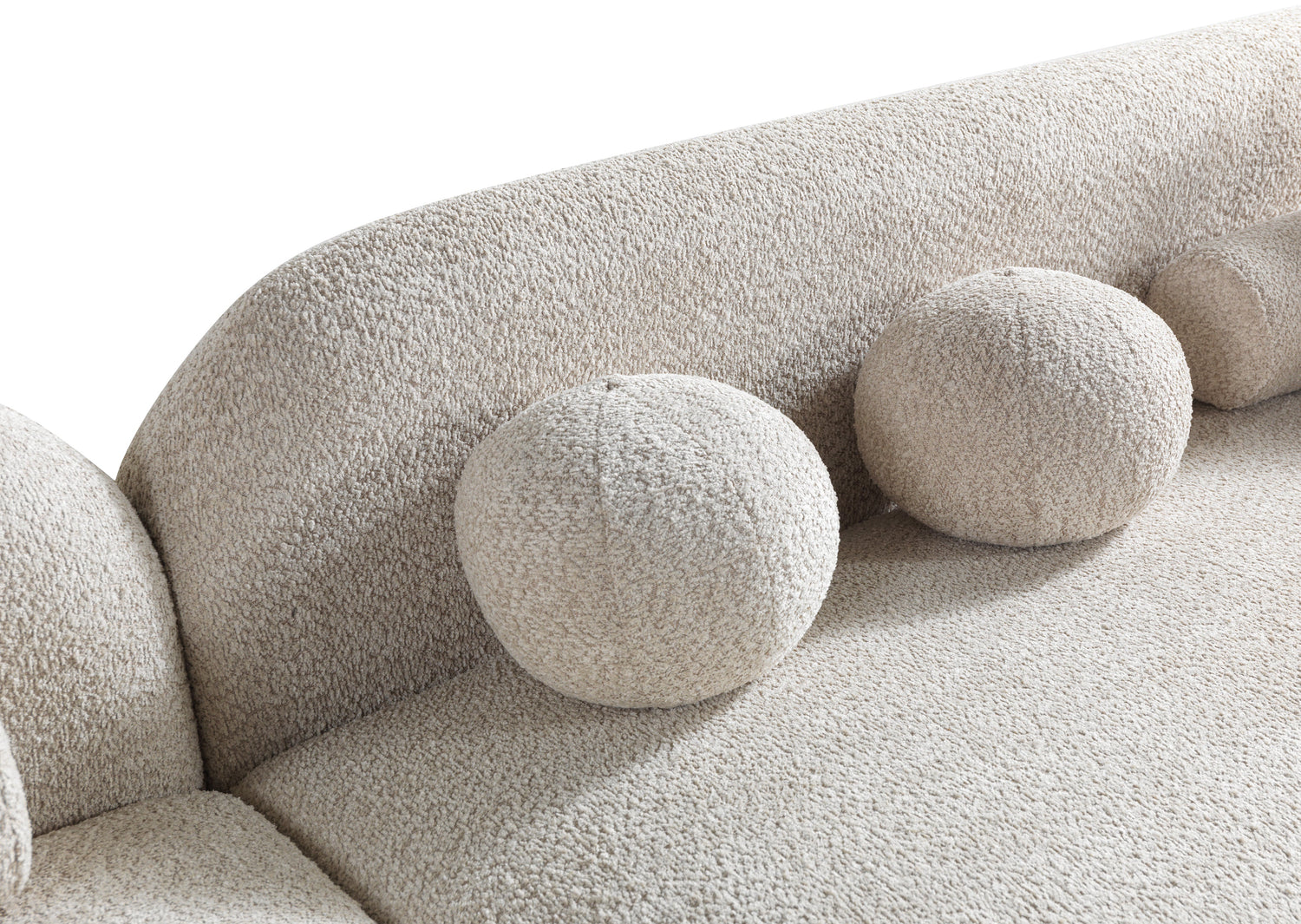 Liva Sand Boucle LAF 110" Sectional [ETA: 3/15] - LIVASAND-LSEC