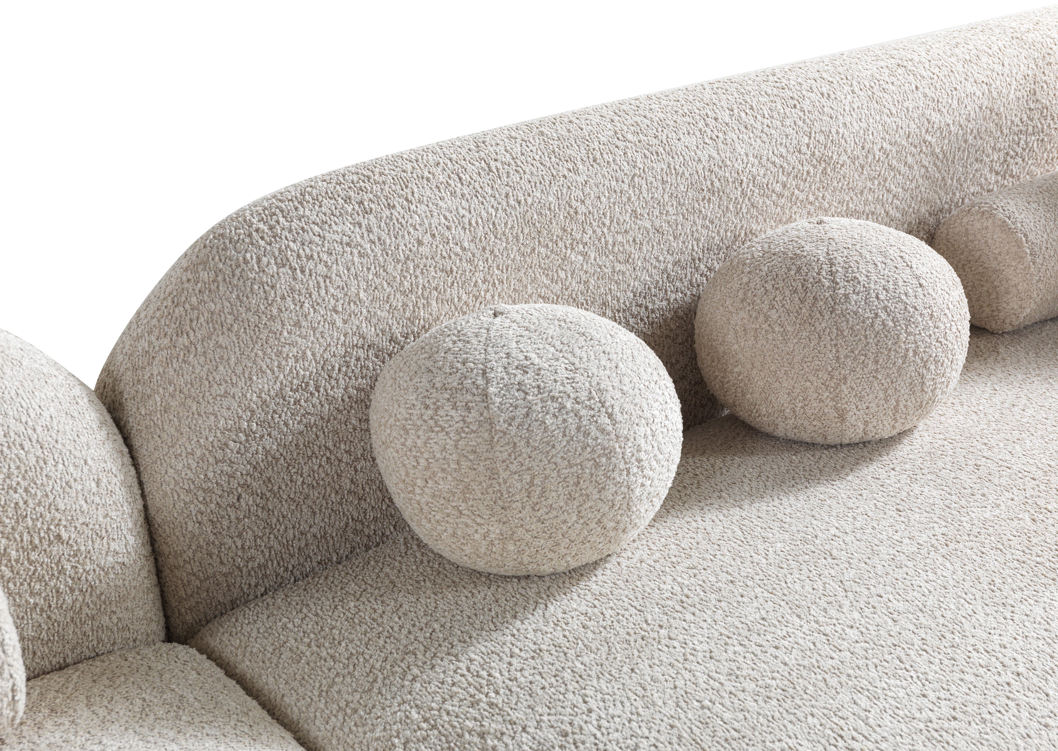 Liva Sand Boucle LAF 110" Sectional [ETA: 3/15] - LIVASAND-LSEC