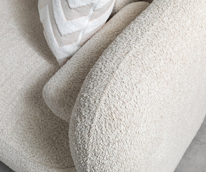 Liva Sand Boucle LAF 110" Sectional [ETA: 3/15] - LIVASAND-LSEC