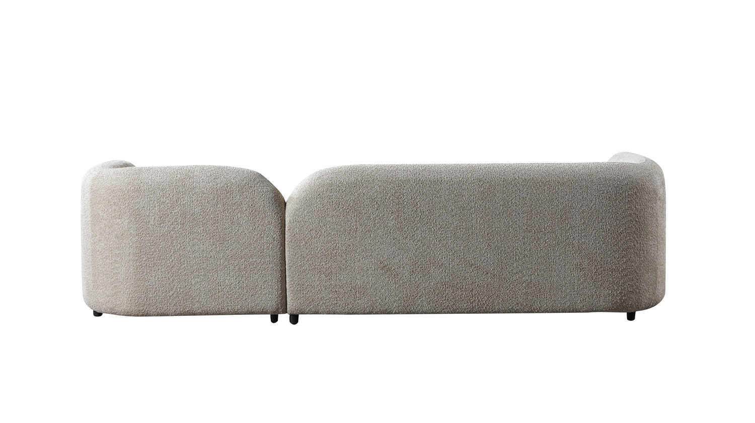 Liva Sand Boucle RAF 110" Sectional [ETA: 3/15] - LIVASAND-RSEC