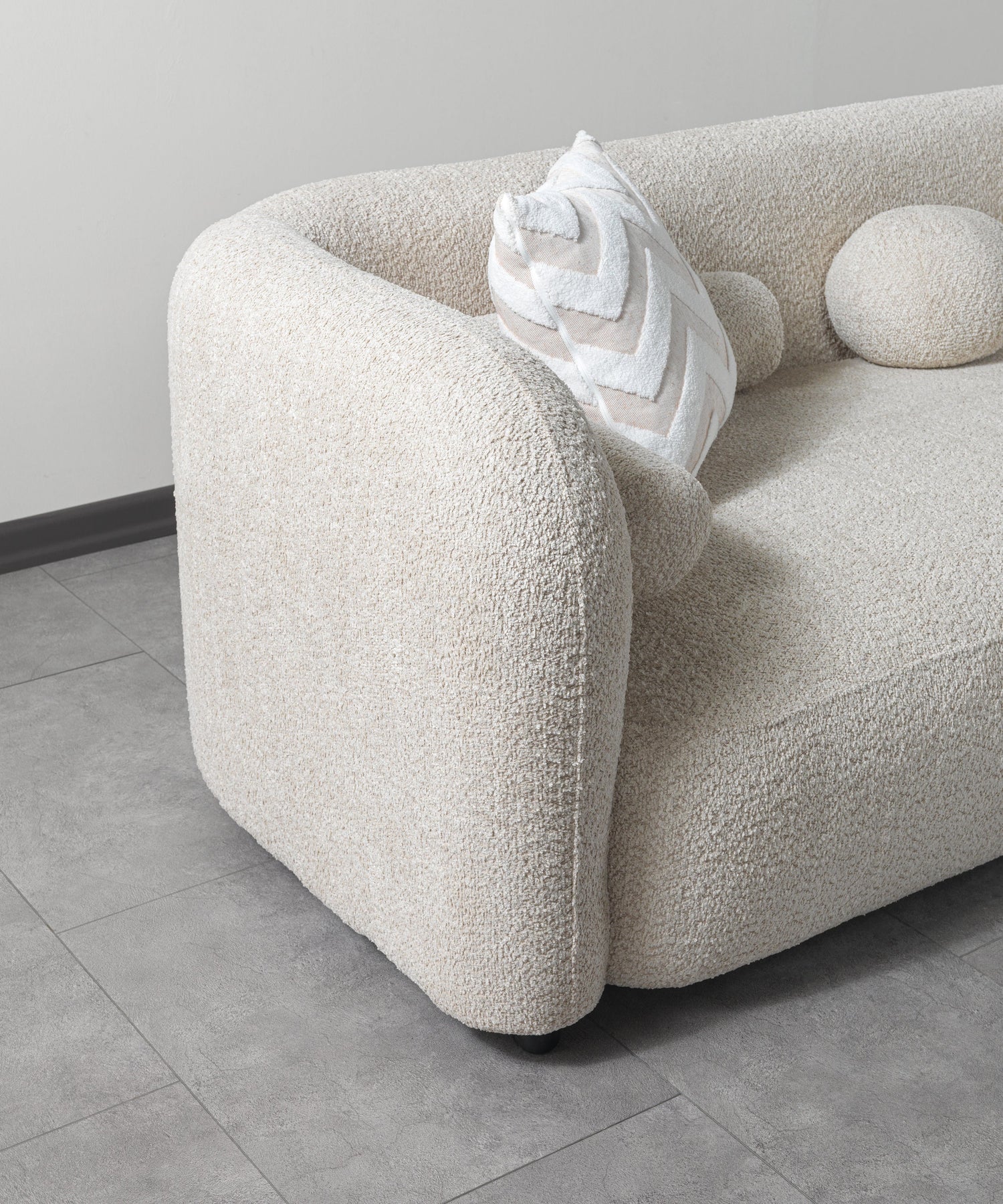 Liva Sand Boucle RAF 110" Sectional [ETA: 3/15] - LIVASAND-RSEC