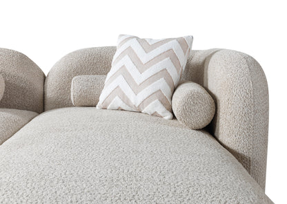 Liva Sand Boucle RAF 110" Sectional [ETA: 3/15] - LIVASAND-RSEC