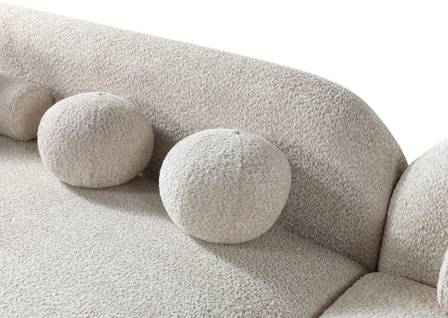 Liva Sand Boucle RAF 110" Sectional [ETA: 3/15] - LIVASAND-RSEC