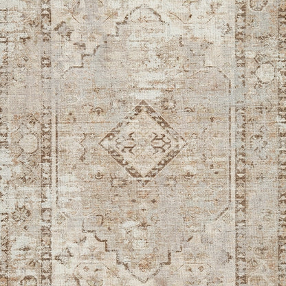Livdon Brown/Beige/Gray Washable Medium Rug - R407912
