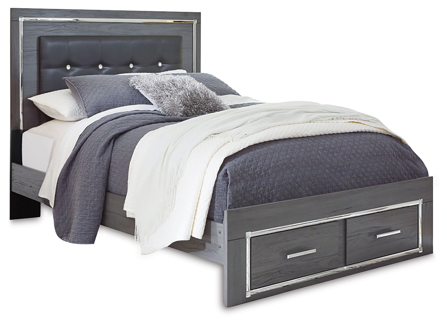Lodanna Queen Storage Bed, Dresser and Nightstand - B214B53