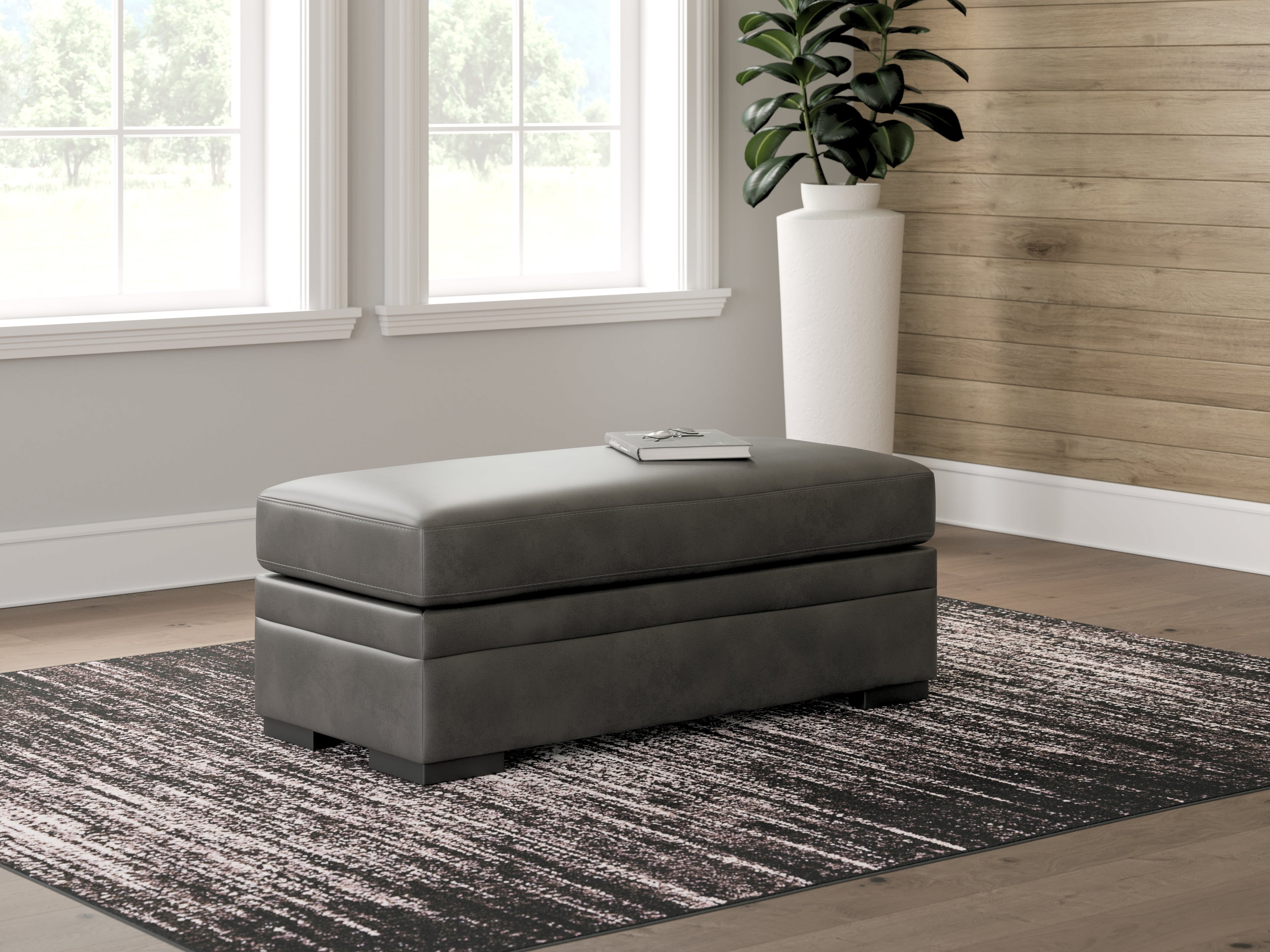 Lofton-Pike Shadow Oversized Accent Ottoman - PC6161008