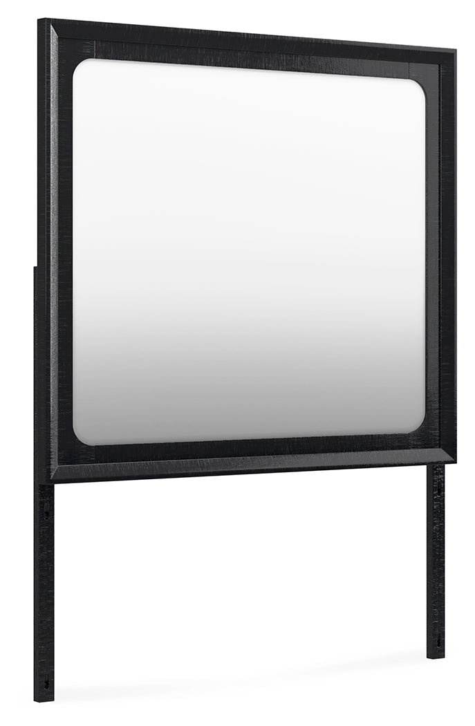 LONDER Black Bedroom Mirror - B768-36