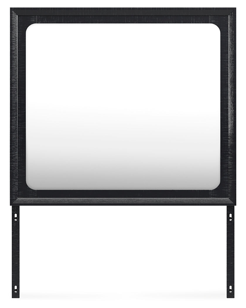 LONDER Black Bedroom Mirror - B768-36