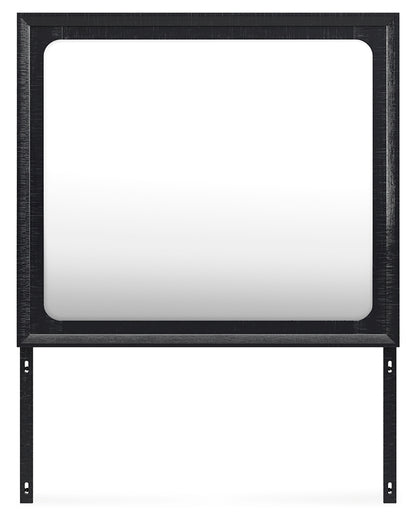 LONDER Black Bedroom Mirror - B768-36