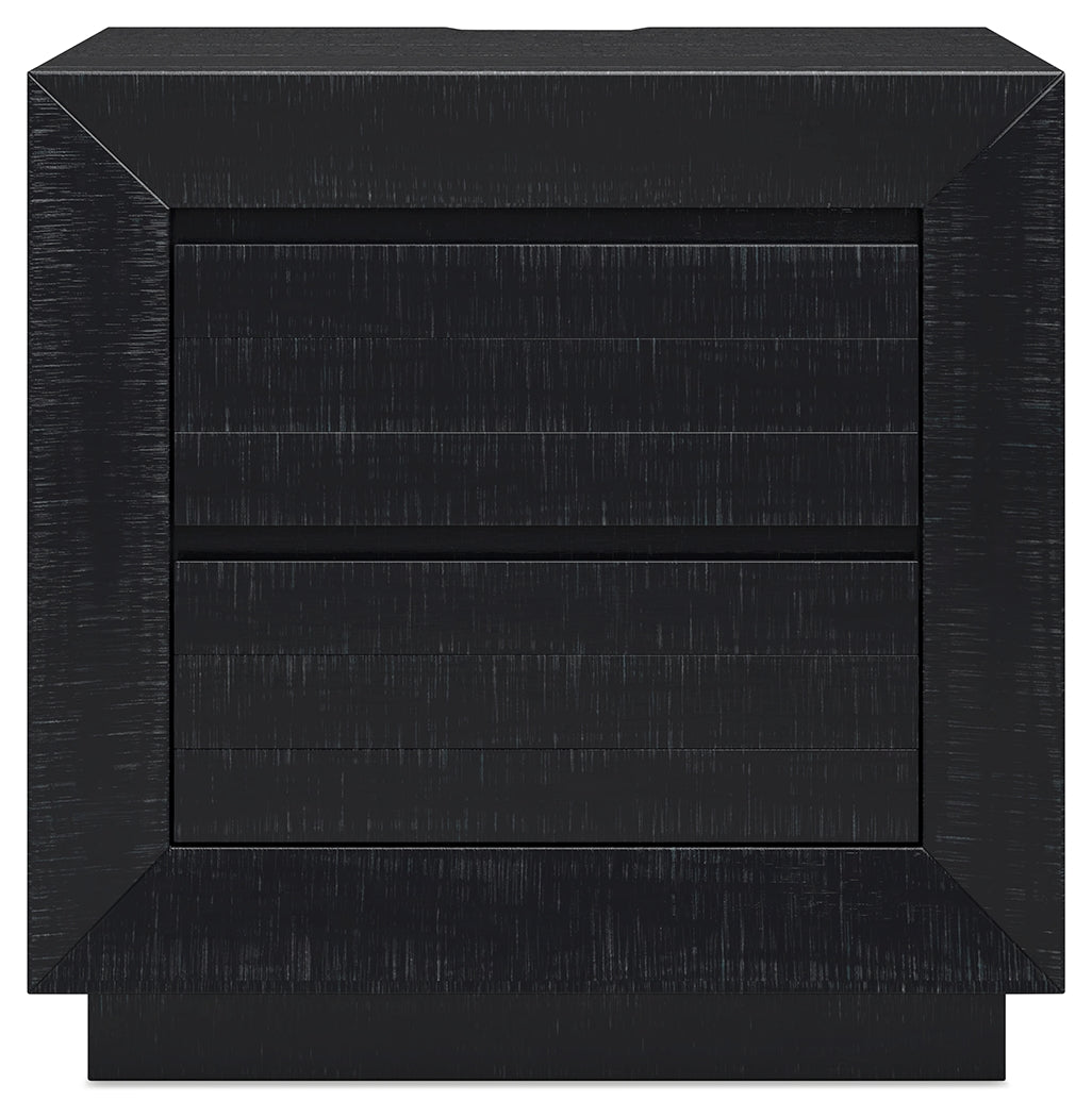 LONDER Black Nightstand - B768-92