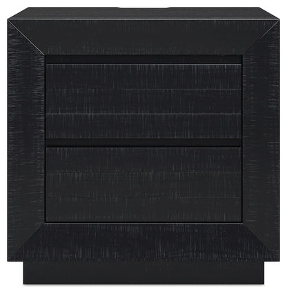 LONDER Black Nightstand - B768-92