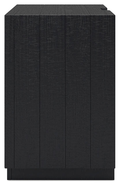 LONDER Black Nightstand - B768-92