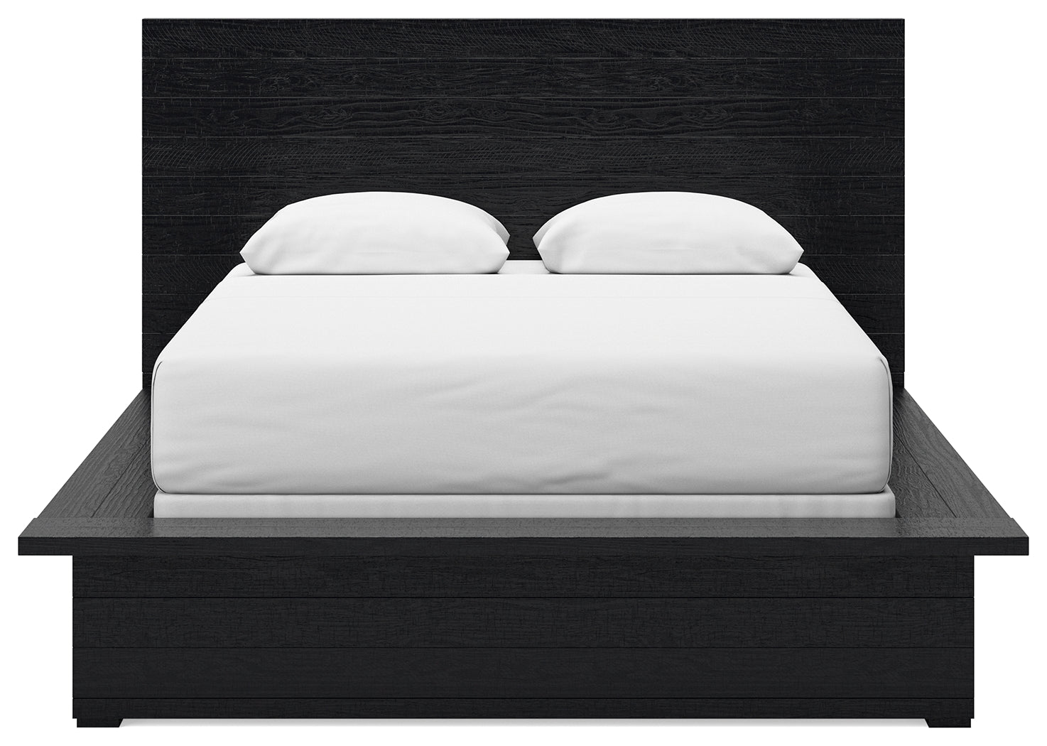 Londer Black Queen Panel Bed - B768B2