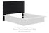 LONDER Black Queen Panel Headboard - B768-57